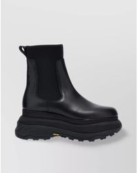 Sacai - Leather Chelsea Ankle Boots - Lyst
