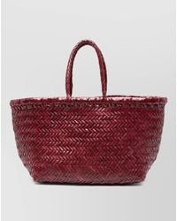 Dragon Diffusion - Bamboo Triple Jump Small Leather Basket Bag - Lyst