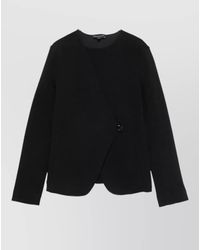 Emporio Armani - Cotton Tailored Jacket Long Sleeves - Lyst
