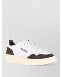 Autry - Low Top Lace Up Sneakers Contrast Panels - Lyst