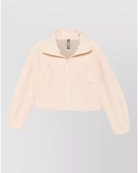 adidas By Stella McCartney - Cropped Teddy Fitted Jacket - Lyst