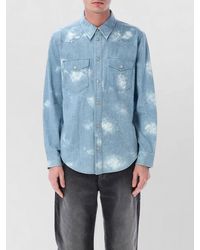 Isabel Marant - Denim Shirt Regular Fit Rounded Hem - Lyst
