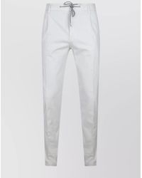 Eleventy - Trousers With Elastic Waistband And Tapered Leg - Lyst