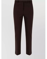 Incotex - Virgin Wool Mid-Rise Straight-Leg Tailored Trousers - Lyst