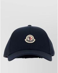 Moncler - Cotton Baseball Cap Curved Brim Design - Lyst