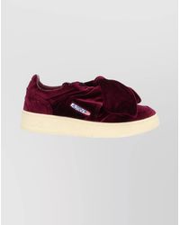 Autry - Velvet Low-Top Sneakers - Lyst