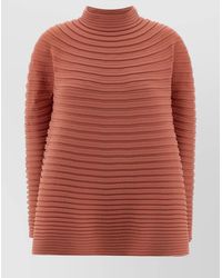Pleats Please Issey Miyake - Bounce Knit Top - Lyst