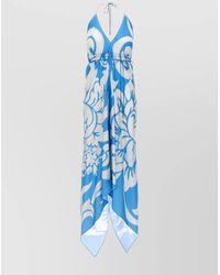 Etro - Flowing Halter Neck Maxi Dress With Open Back - Lyst