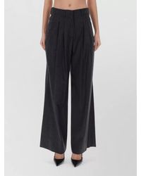 PT Torino - Cashmere Wide-Leg Trousers - Lyst