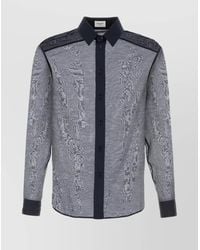Saint Laurent - Cotton Blend Shirt - Lyst