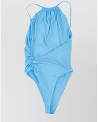 DSquared² - Single Piece Swimsuit Ruched Halter - Lyst
