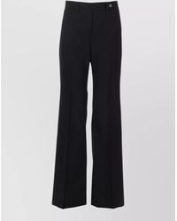 Paul Smith - Tailored Wide Leg Trousers Button Detail - Lyst