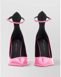 Giuseppe Zanotti - Shiny Leather High Heel Pumps - Lyst