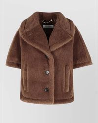 Max Mara - Acorvinolny Short Teddy Coat - Lyst
