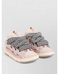Lanvin - Leather Low-Top Sneakers - Lyst