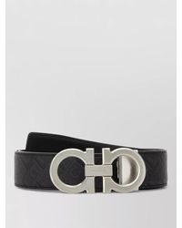 Ferragamo - Dual Strap Belt Adjustable Length Metal Hardware - Lyst