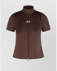 Courreges - Polyester T-Shirt - Lyst