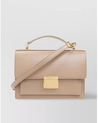 Golden Goose - Calf Leather Square Body Shoulder Bag - Lyst