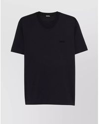 ZEGNA - Round Neck Crew T-Shirt - Lyst