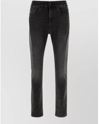 PT Torino - Stretch Denim Jeans Belt Loops Faded Wash - Lyst