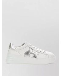 Hogan - Leather Low-Top Lace-Up Sneakers - Lyst