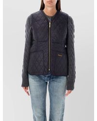 Barbour - Quilted Sleeveless Vest Patch Pockets - Lyst