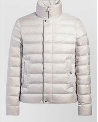 Tatras - Atene High Collar Quilted Coat Side Pockets - Lyst