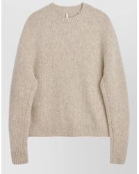 sunflower - Yak Alpaca Crewneck Knit Raglan Sweater - Lyst