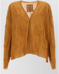 Uma Wang - Knit Cardigan V Neck Long Sleeves Sheer - Lyst