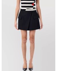 Balmain - Asymmetric Mini Skirt - Lyst