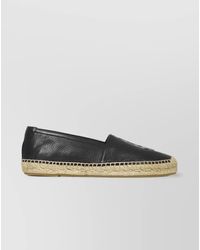 Saint Laurent - Monogram Embroidered Slip-On Espadrilles - Lyst