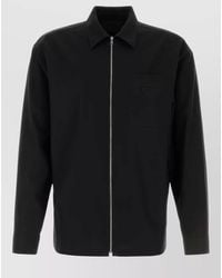 Prada - Cotton Shirt Tailored Button Cuffs Chest Pocket - Lyst