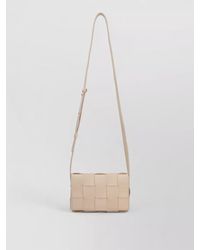 Bottega Veneta - Intrecciato Lamb Leather Small Crossbody Bag - Lyst
