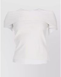 Circus Hotel - Viscose Knit Top Layered Off Shoulder - Lyst