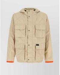 Fay - Nylon Hooded Windbreaker Jacket - Lyst