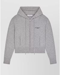 Givenchy - Cashmere Wool Zip Up Cardigan - Lyst