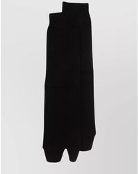 Maison Margiela - Cotton Tabi Ribbed-Knit Socks - Lyst