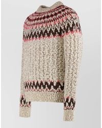 Moncler - Heavy-Knit Wool-Blend Jacquard Jumper - Lyst