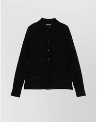 Tom Ford - Silk Blend Classic Collar Shirt - Lyst