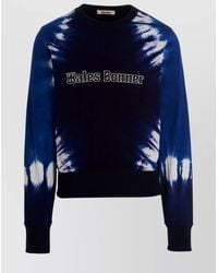 Wales Bonner - Tie Dye Logo Embroidered Sweatshirt - Lyst