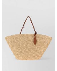 Jil Sander - Tangle Large Raffia Bucket Bag - Lyst