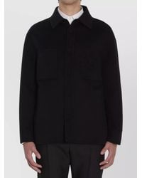 Fendi - Wool Regular-Fit Overshirt - Lyst