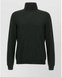 Zanone - Ribbed Turtleneck Sweater Long Sleeves - Lyst