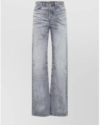 DIESEL - Denim High-Rise Straight-Leg Jeans - Lyst