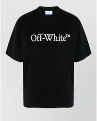 Off-White c/o Virgil Abloh - Logo Print Cotton Short-Sleeve T-Shirt - Lyst
