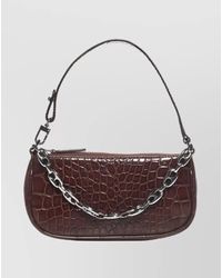 BY FAR - Mini Rachel Leather Shoulder Bag - Lyst