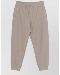 Emporio Armani - Cotton Blend Sweatpants - Lyst
