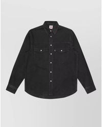 ICECREAM - Running Dog Denim Shirt Chest Pockets - Lyst