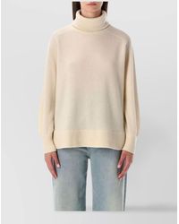 American Vintage - High Neck Knit Sweater With Long Sleeves - Lyst