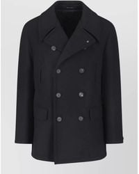 Tagliatore - Wool Peacoat - Lyst